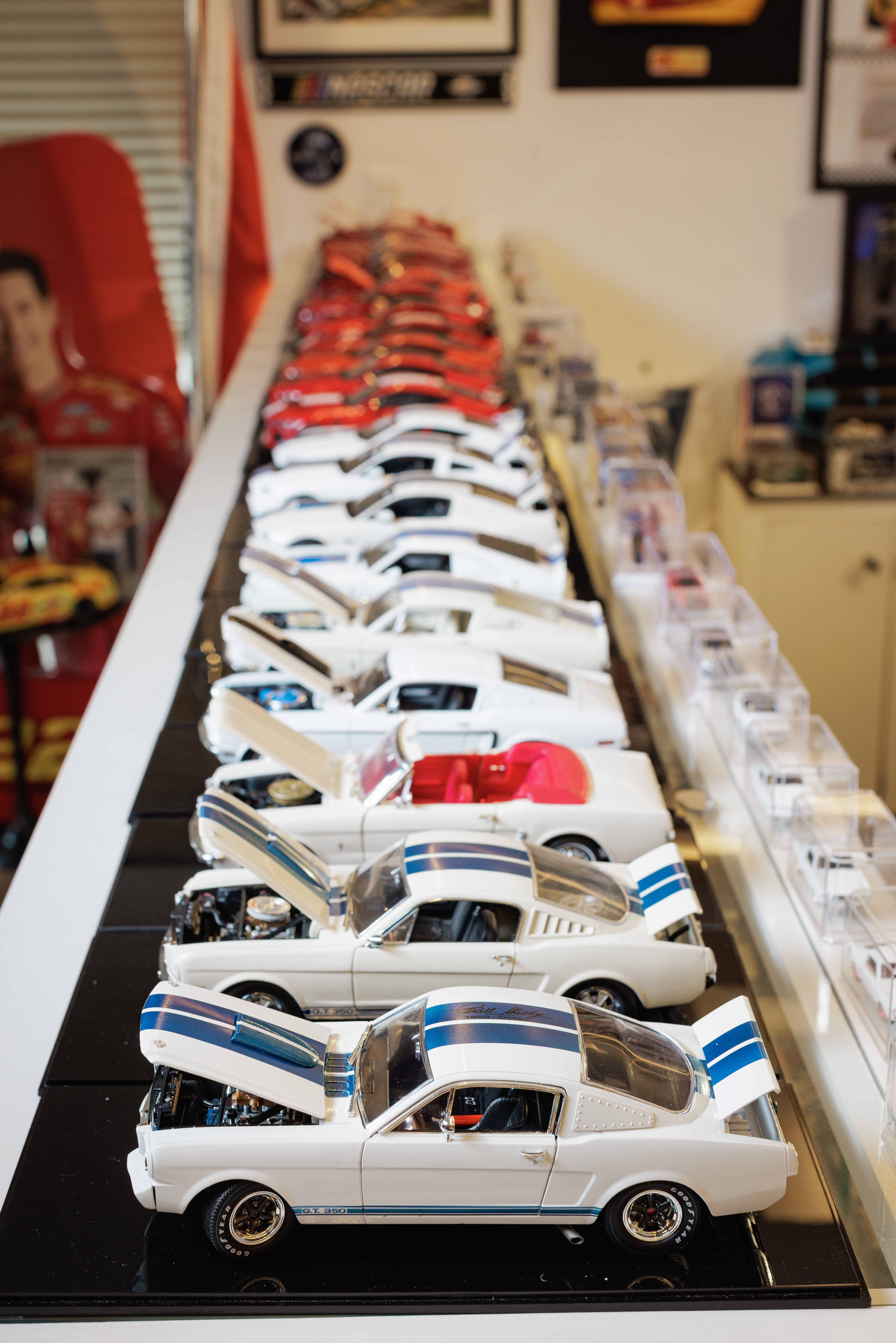 Coleção de miniaturas do Ford Mustang de Carlos Cosentino